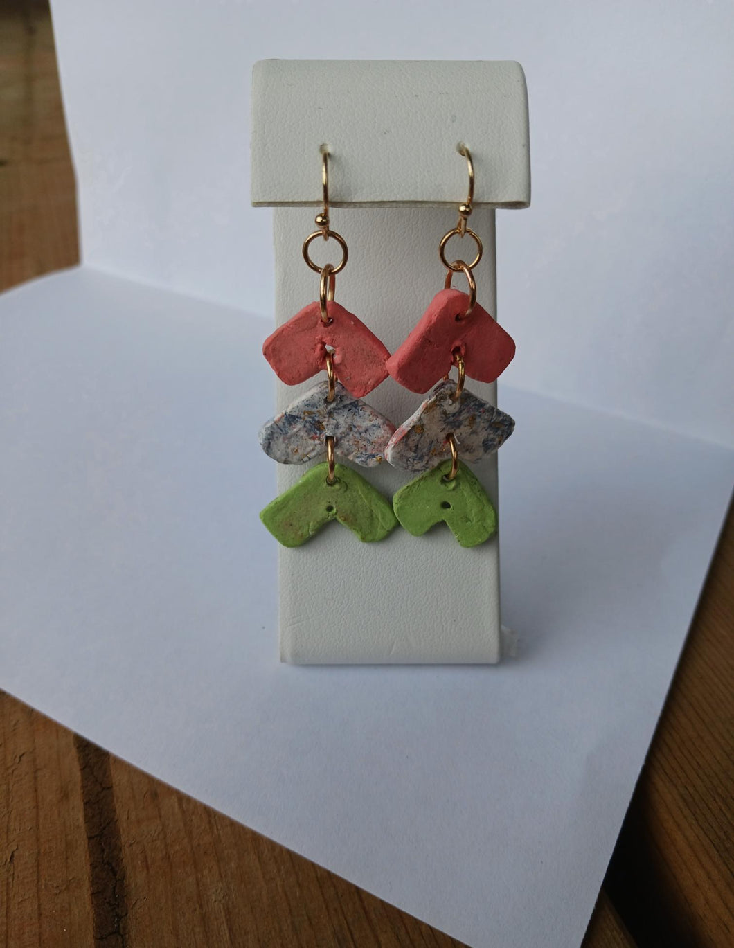 Abstract Colorful Dangle Earrings