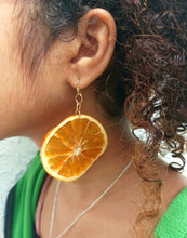 Load image into Gallery viewer, Real Orange earrings!
